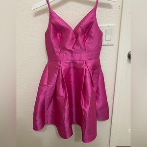 *USED Hot Pink Forever 21 Mini Dress Size S